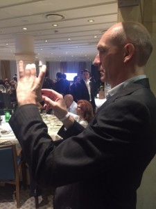 Roberto Arrighi, premiato per la sua lunga militanza in azienda (oltre 15 anni)