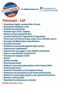 progetto assistenza sportello cittadini