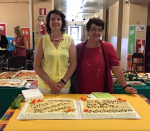 Maestre in pensione Giancarla e Ivana