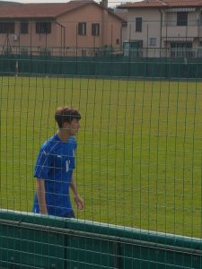 Andrea Benedetti, nazionale Under 15 di Villa Guardia