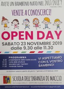 open day asilo maccio